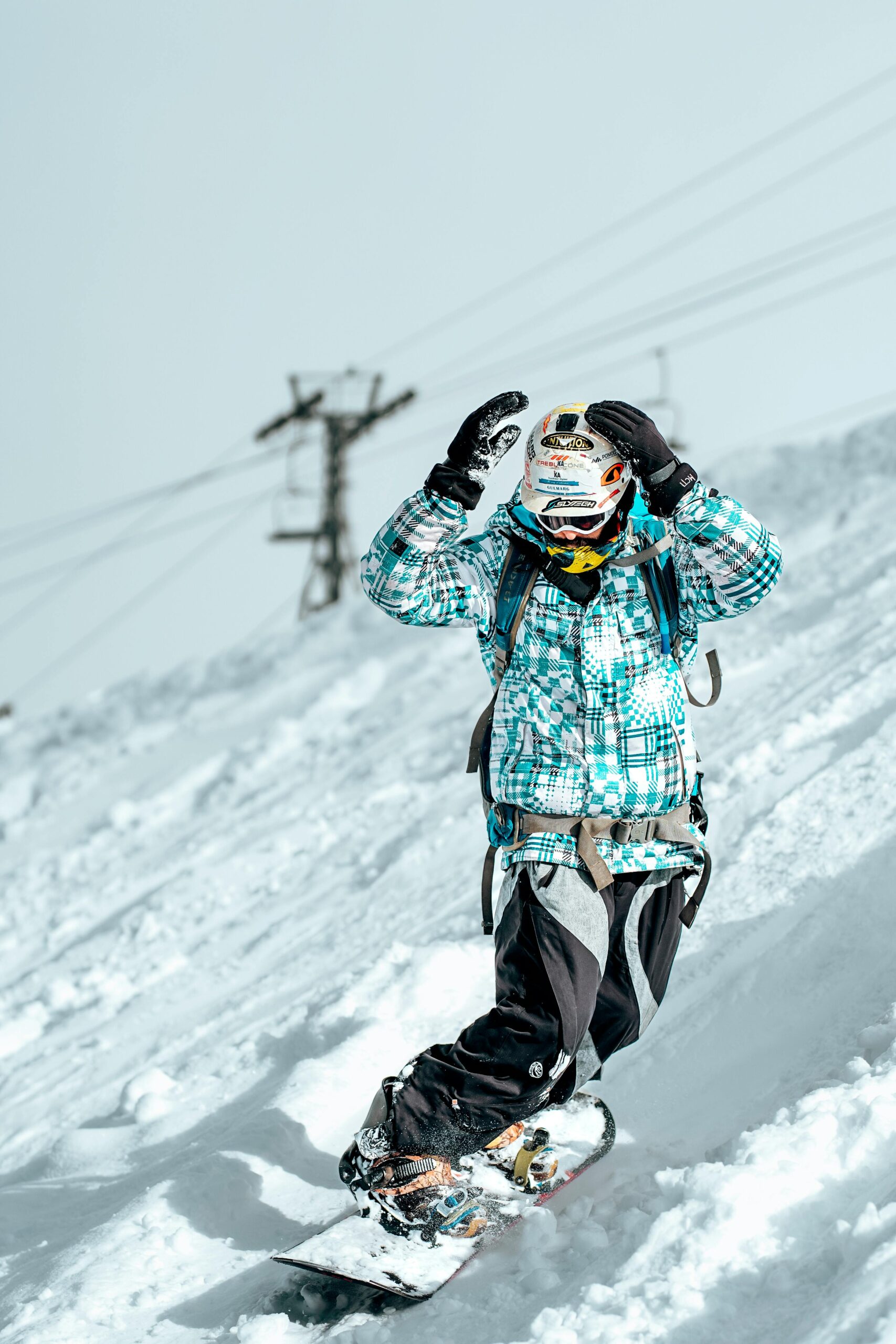 Person while Snowboarding